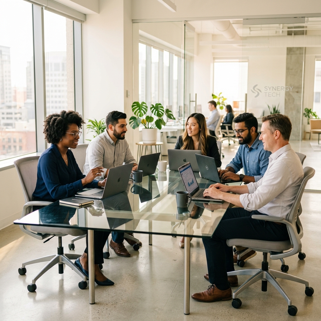 IT Professionals collaborating